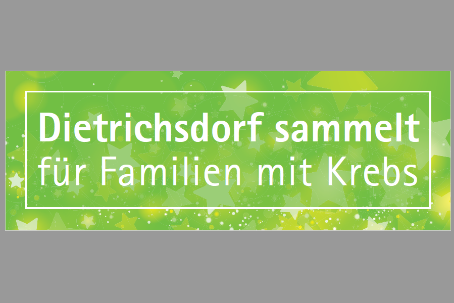 Schriftzug Dietrichsdorf sammelt