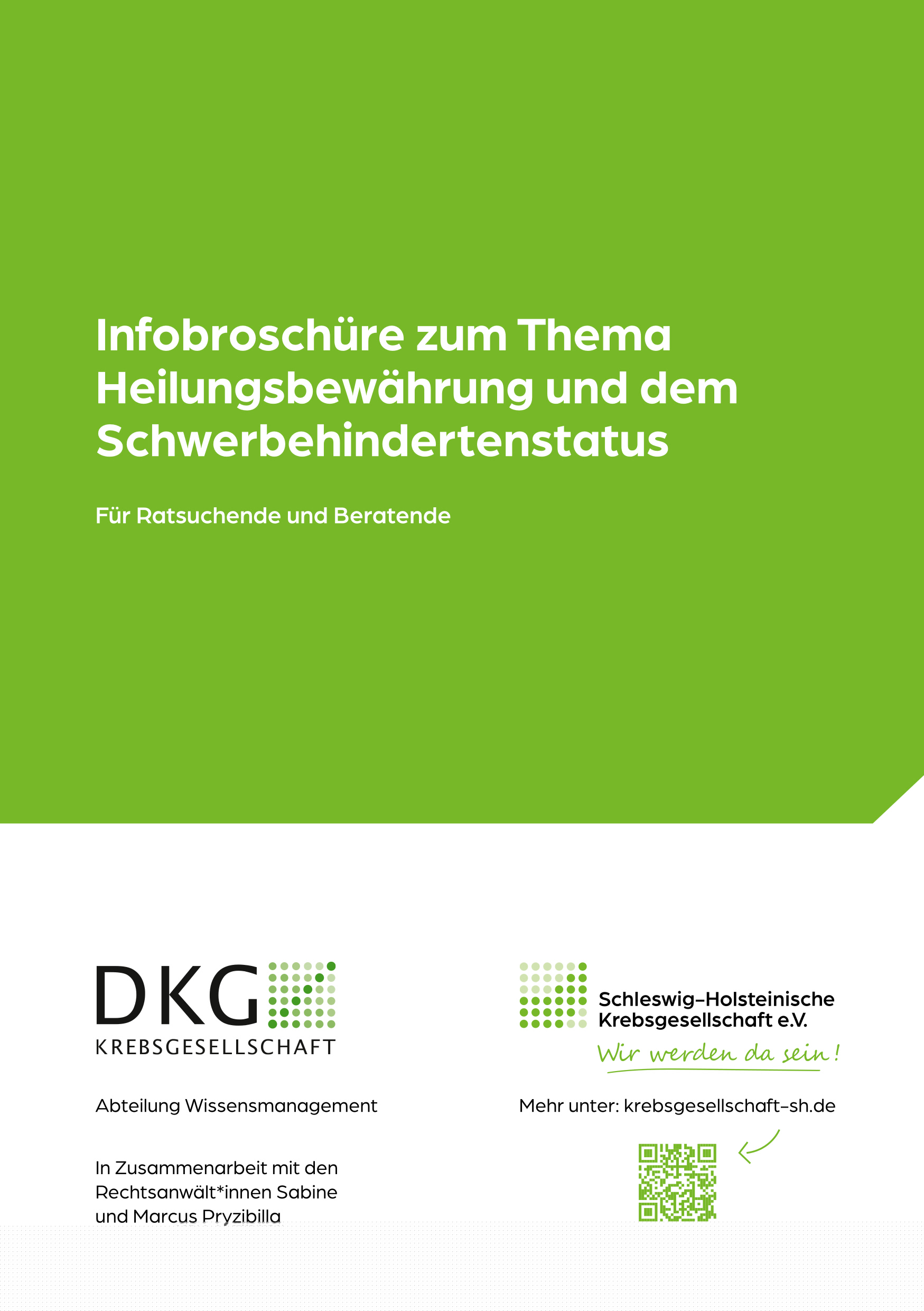 informationsbroschüre Brustkrebs